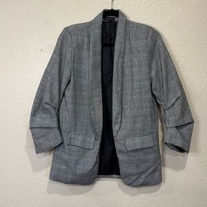 Plaid Houndstooth Women's Blazer